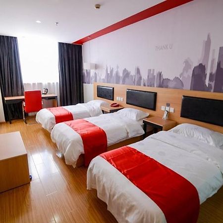 Thank Inn Chain Hotel Sichuan Luzhou Longmatan District Trade City Exterior foto