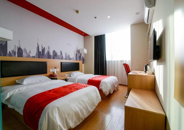 Thank Inn Chain Hotel Sichuan Luzhou Longmatan District Trade City Exterior foto